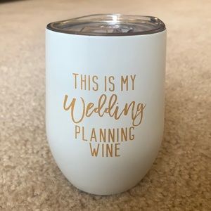 Wedding Planning Wine Tumbler 12 oz